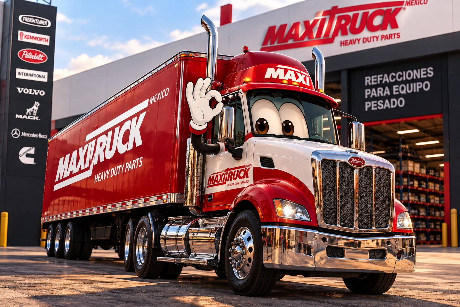 Camión MAXITRUCK con personaje MAXI